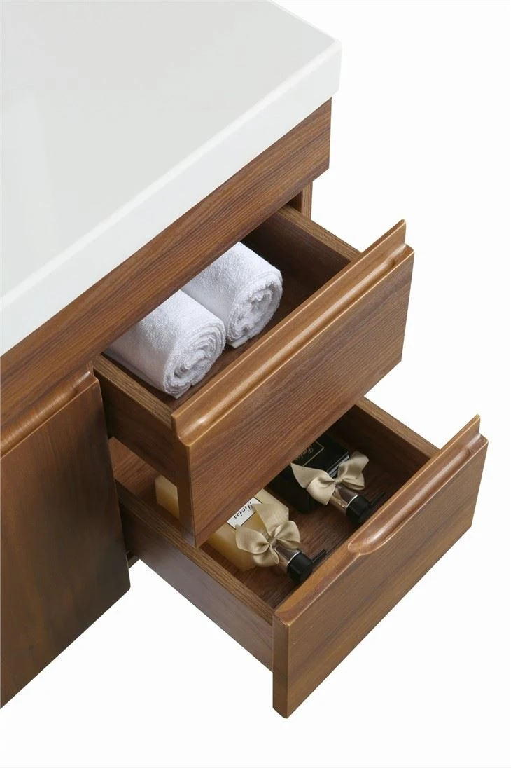 Paint-free Modern Melamine Veneer Bathroom Cabinet