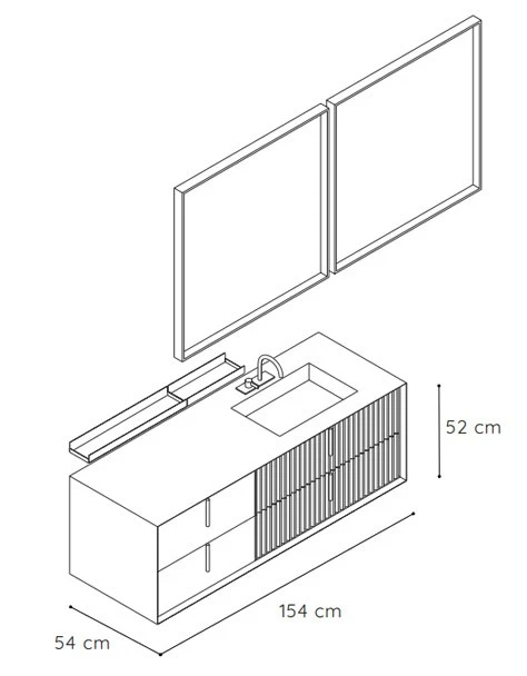 modern bathroom vanity